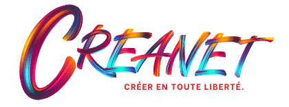 Logo de Créanet, spécialiste en communication visuelle, marketing digital et identité de marque pour entreprises et créateurs.