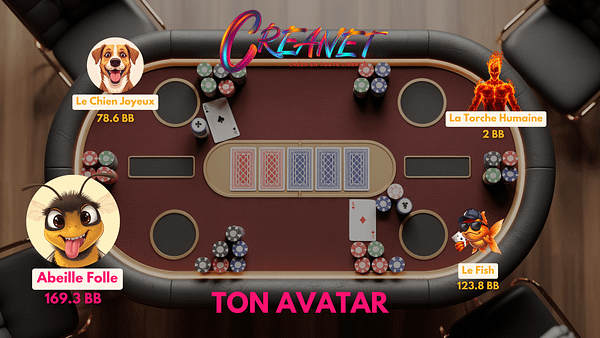 1 Avatar Standard "Abeille Folle" – Fichier PNG prêt à l’emploi