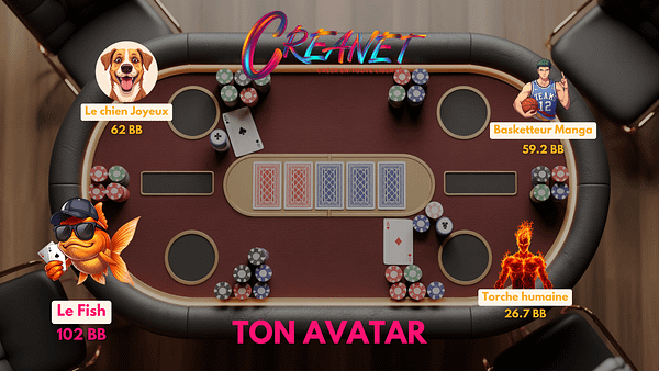 1 Avatar Standard "Le Fish" – Fichier PNG prêt à l’emploi