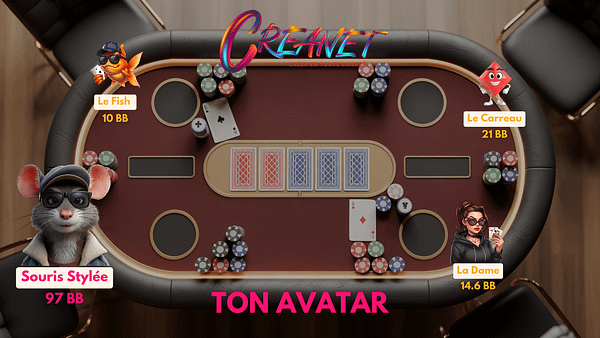 1 Avatar Standard "Souris Stylée" – Fichier PNG prêt à l’emploi