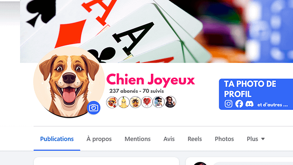 2 Avatar Standard "Chien Joyeux" – Fichier PNG prêt à l’emploi
