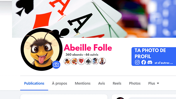 2 Avatar Standard "Abeille Folle" – Fichier PNG prêt à l’emploi