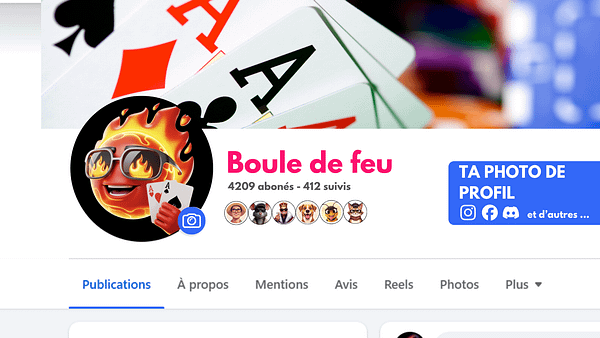 2 Avatar Standard "Boule de feu" – Fichier PNG prêt à l’emploi