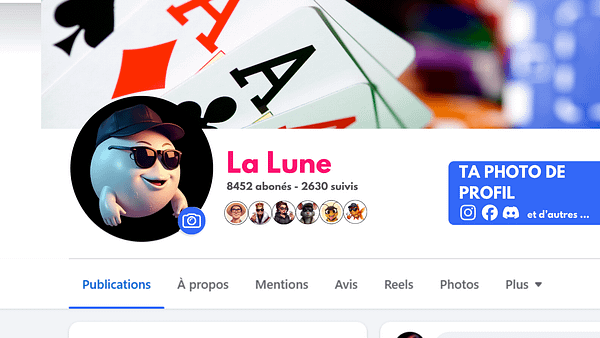 2 Avatar Standard "La lune" – Fichier PNG prêt à l’emploi