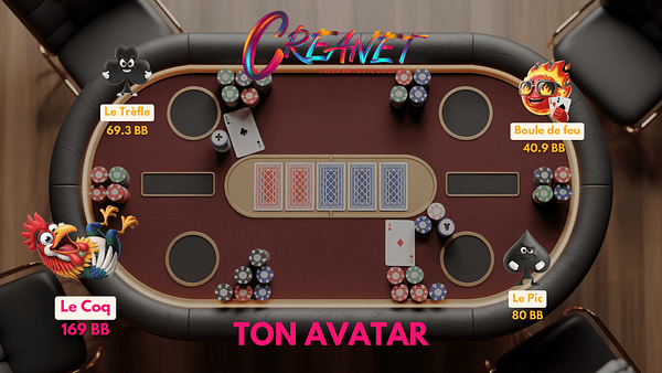 1 Avatar Standard « Le Coq » – Fichier PNG avec Fond Transparent